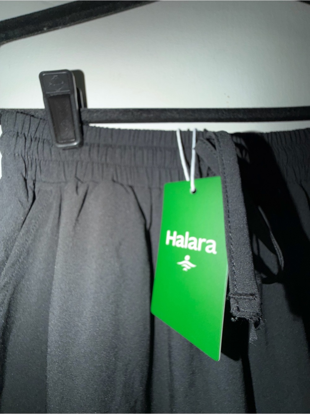 HALARA Black Drawstring Track Pants - Picture 2 of 5
